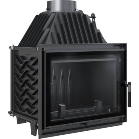 Wkład kominkowy kominek powietrzny żeliwny ZUZIA ECO DECO 12 kW fi 200