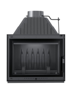 Wkład kominkowy kominek powietrzny żeliwny ZUZIA ECO DECO 12 kW fi 200