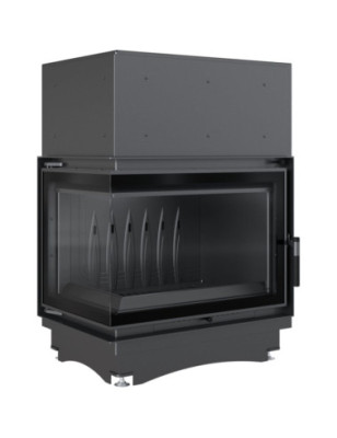 Kominek powietrzny żeliwny ZUZIA ECO lewy BS 12 kW fi 200 DECO