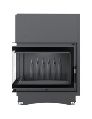 Kominek powietrzny żeliwny ZUZIA ECO lewy BS 12 kW fi 200 DECO