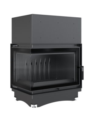Kominek powietrzny żeliwny ZUZIA ECO lewy BS 12 kW fi 200 DECO