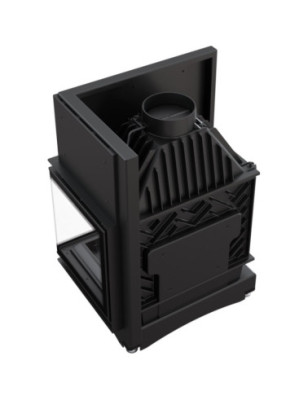 Kominek powietrzny żeliwny ZUZIA ECO prawy BS 12 kW  200 DECO