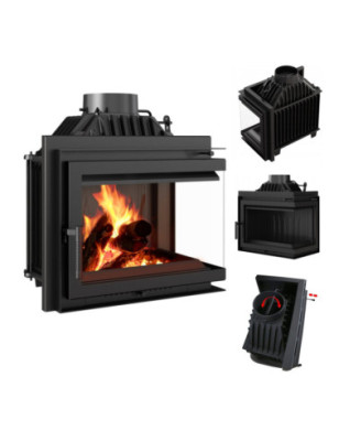 Kominek powietrzny żeliwny KRATKI SIMPLE BS 8 kW fi 200