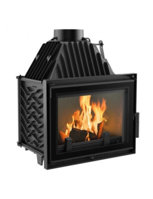 Wkład kominkowy kominek powietrzny żeliwny ZUZIA DECO 15 kW fi 200