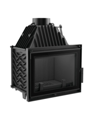 Wkład kominkowy kominek powietrzny żeliwny ZUZIA DECO 15 kW fi 200