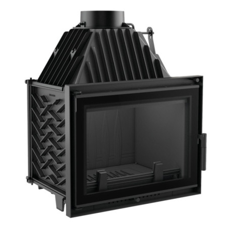 Wkład kominkowy kominek powietrzny żeliwny ZUZIA DECO 15 kW fi 200
