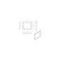 Ramka stalowa 90° do LUCY/15