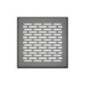 Kratka kominkowa FLOOR szlifowana 17x17 Kratka kominkowa FLOOR szlifowana 17x17