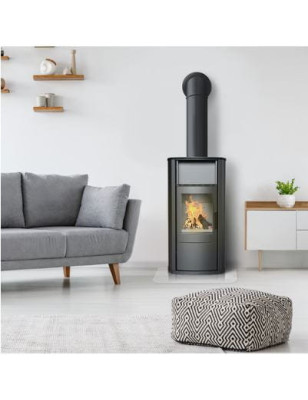 Piec stalowy koza EPSILON fi 150 8 kW