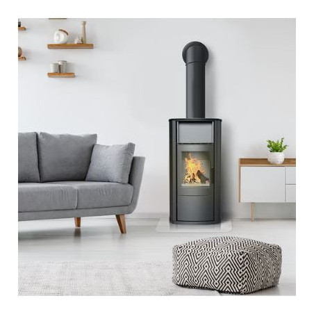 Piec stalowy koza EPSILON fi 150 8 kW