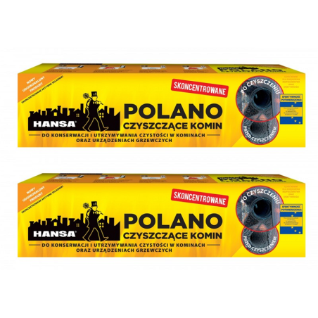 Polano HANSA do czyszczenia komina 2szt.