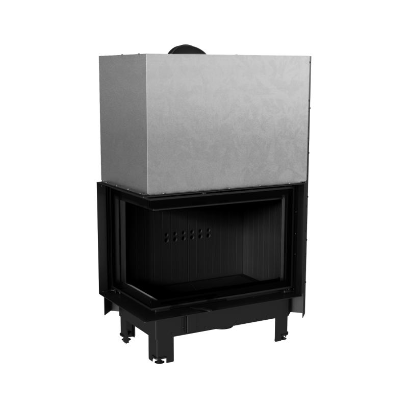 Wkład kominkowy MBA 17 kW lewy BS gilotyna V2 Black