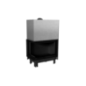 Wkład kominkowy MBA 17 kW lewy BS gilotyna V2 Black