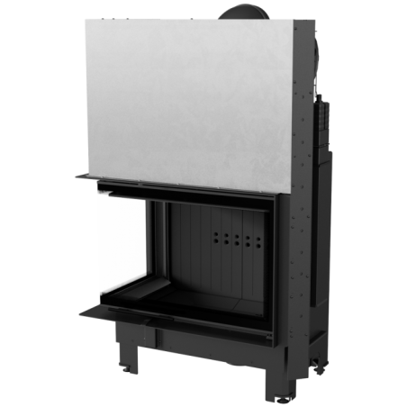 Wkład kominkowy MBA 17 kW lewy BS gilotyna V2 Black