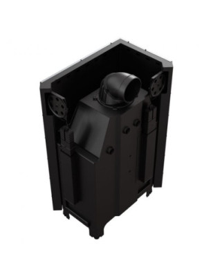 Wkład kominkowy MBA 17 kW lewy BS gilotyna V2 Black