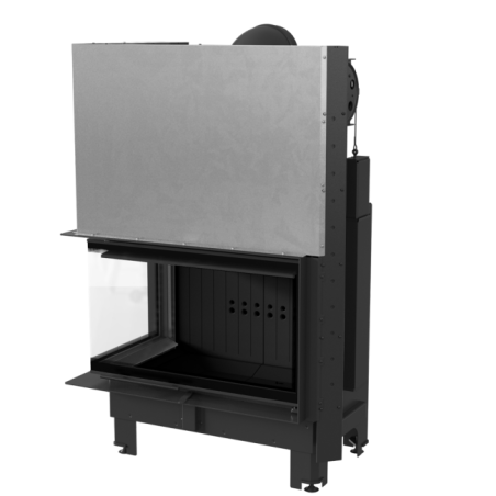 Wkład kominkowy MBO 15 kW lewy BS gilotyna V2 Black