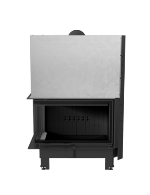 Wkład kominkowy MBO 15 kW lewy gilotyna szyba gięta Black