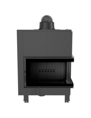 Wkład kominkowy MBO 15 kW prawy BS szyba gięta Black