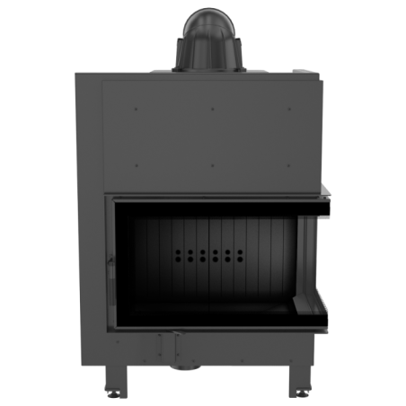 Wkład kominkowy MBO 15 kW prawy BS szyba gięta Black