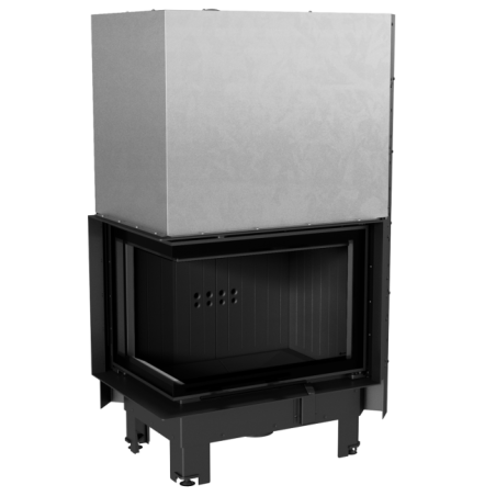 Wkład kominkowy MBZ 13 kW lewy BS gilotyna Black