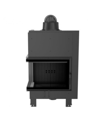 Wkład kominkowy MBZ 13 kW lewy BS szklo gięte Black