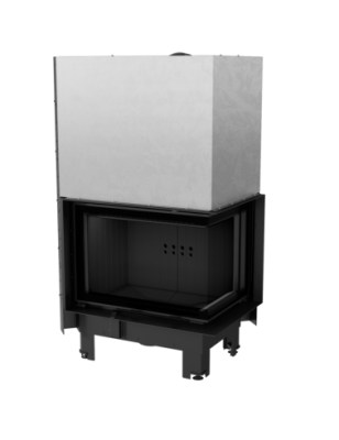 Wkład kominkowy MBZ 13 kW prawy BS gilotyna V2 Black
