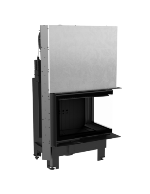 Wkład kominkowy MBZ 13 kW prawy BS gilotyna V2 Black