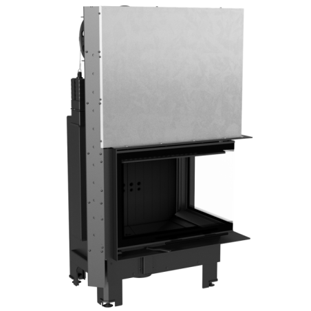 Wkład kominkowy MBZ 13 kW prawy BS gilotyna V2 Black
