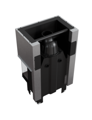 Wkład kominkowy NBC 7 kW fi80/2x280 Black