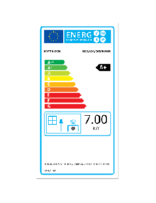 Wkład kominkowy NBC 7 kW fi80/2x280 Black