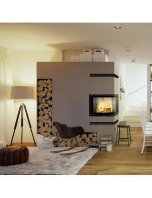 Wkład kominkowy VNP 9 kW 610/430 Black