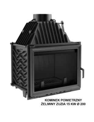 Wkład kominkowy kominek ZUZIA 15 ZESTAW