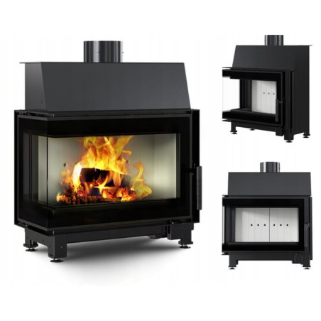 KOMINEK POWIETRZNY STALOWY SIMPLE S 6 KW fi 150