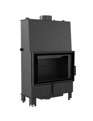 KOMINEK Z PŁASZCZEM WODNYM LUCY 16 KW fi 200 CZARNY