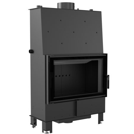 KOMINEK Z PŁASZCZEM WODNYM LUCY 16 KW fi 200 CZARNY