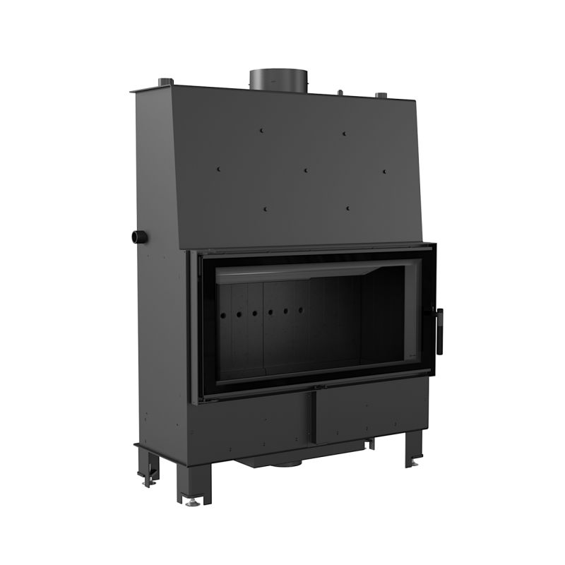 KOMINEK Z PŁASZCZEM WODNYM LUCY 20 KW fi 200 CZARNY KOMINEK Z PŁASZCZEM WODNYM LUCY 20 KW fi 200 CZARNY
