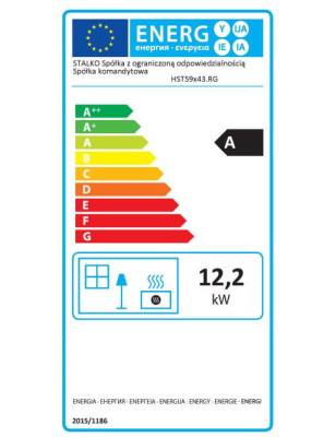 Wkład kominkowy HST 59x43.RG - 12 2kW HITZE
