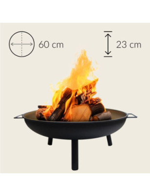 Stalowe palenisko ogrodowe milano 60cm