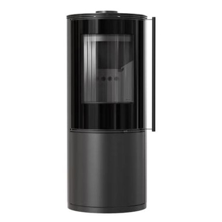 Piec stalowy SVEN fi 150 7 kW czarne wyłożenie