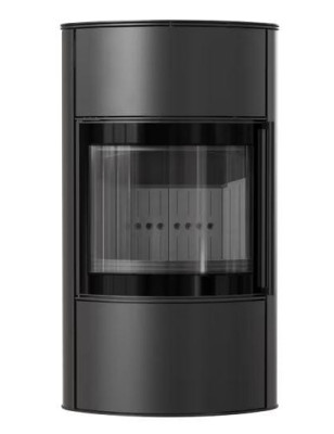 Piec stalowy BJORN/W fi150 8 kW czarne wyłożenie