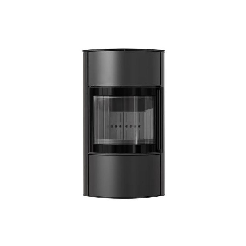 Piec stalowy BJORN/W fi150 8 kW czarne wyłożenie Piec stalowy BJORN/W fi150 8 kW czarne wyłożenie