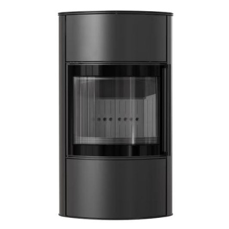 Piec stalowy BJORN/W fi150 8 kW czarne wyłożenie