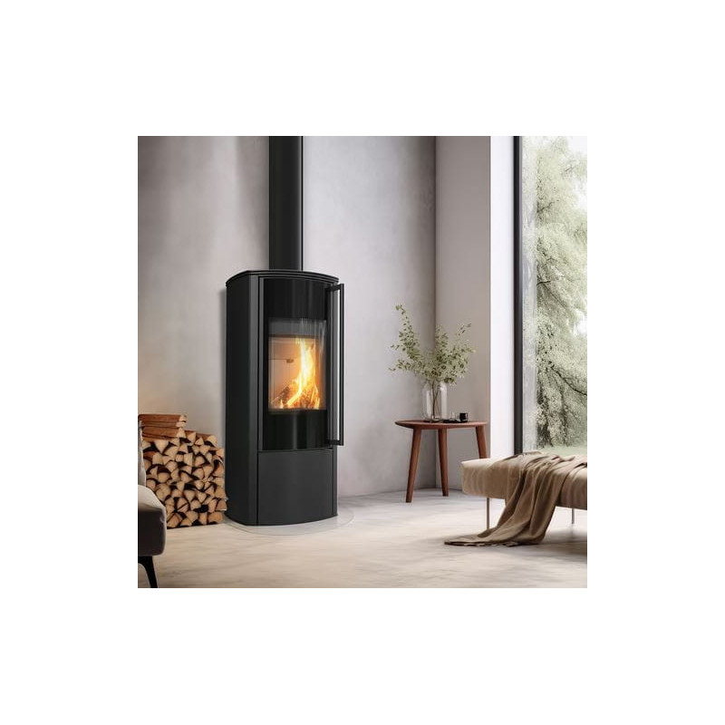 Piec wolnostojący stalowy KOZA AB ENYO R 5,5 kW fi 100/150 Piec wolnostojący stalowy KOZA AB ENYO R 5,5 kW fi 100/150