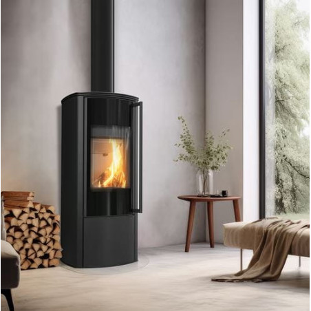 Piec wolnostojący stalowy KOZA AB ENYO R 5 5 kW fi 100/150