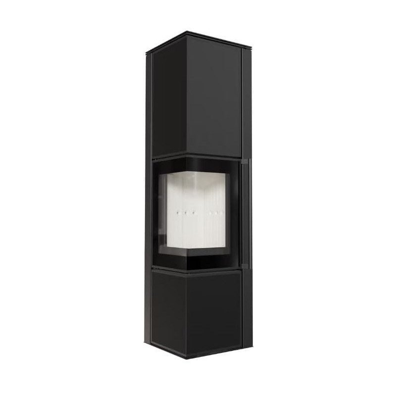Piec stalowy koza TORA/L 8 kW fi 150 spiek Nero Assoluto Piec stalowy koza TORA/L 8 kW fi 150 spiek Nero Assoluto