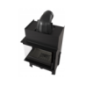 Kominek powietrzny wkład kominkowy FLOKI S LEWY 8 KW Ø 160 BLACK ZESTAW PRZYŁĄCZENIOWY Z AKCESORIAMI Kominek powietrzny wkład kominkowy FLOKI S LEWY 8 KW Ø 160 BLACK ZESTAW PRZYŁĄCZENIOWY Z AKCESORIAMI