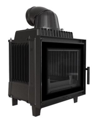 Kominek powietrzny żeliwny FRANEK DECO 10 KW fi 180