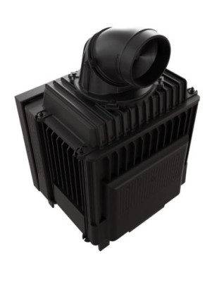 Kominek powietrzny żeliwny FRANEK DECO 10 KW fi 180