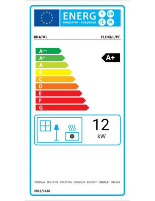 KOMINEK POWIETRZNY STALOWY PROSTY FLOKI L 12 KW FI 200