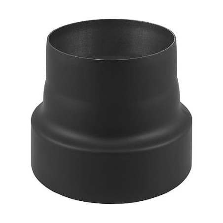 REDUKCJA STALOWA CZARNA 150/200 STAHL SYSTEM DO KOMINKA KOZY